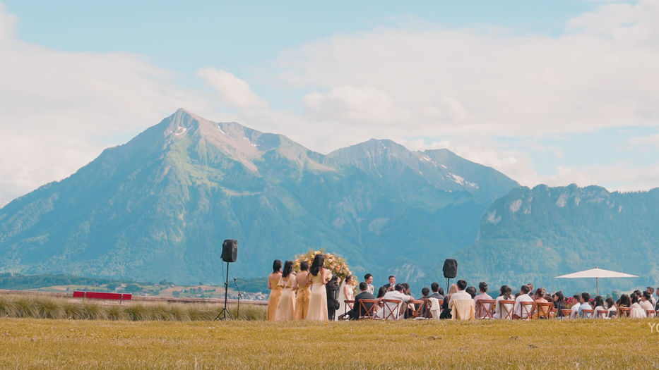 A Fairy Tale Wedding at Schloss Schadau by Lake Thun